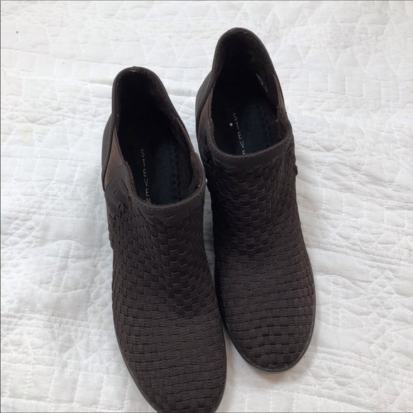 🔥SALE🔥 Steven Madden brown block heel booties s10 - Picture 6 of 6